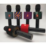 Wholesale Wireless Bluetooth Karaoke Microphone, 3-in-1 Portable Hand Speaker V8 (Red)